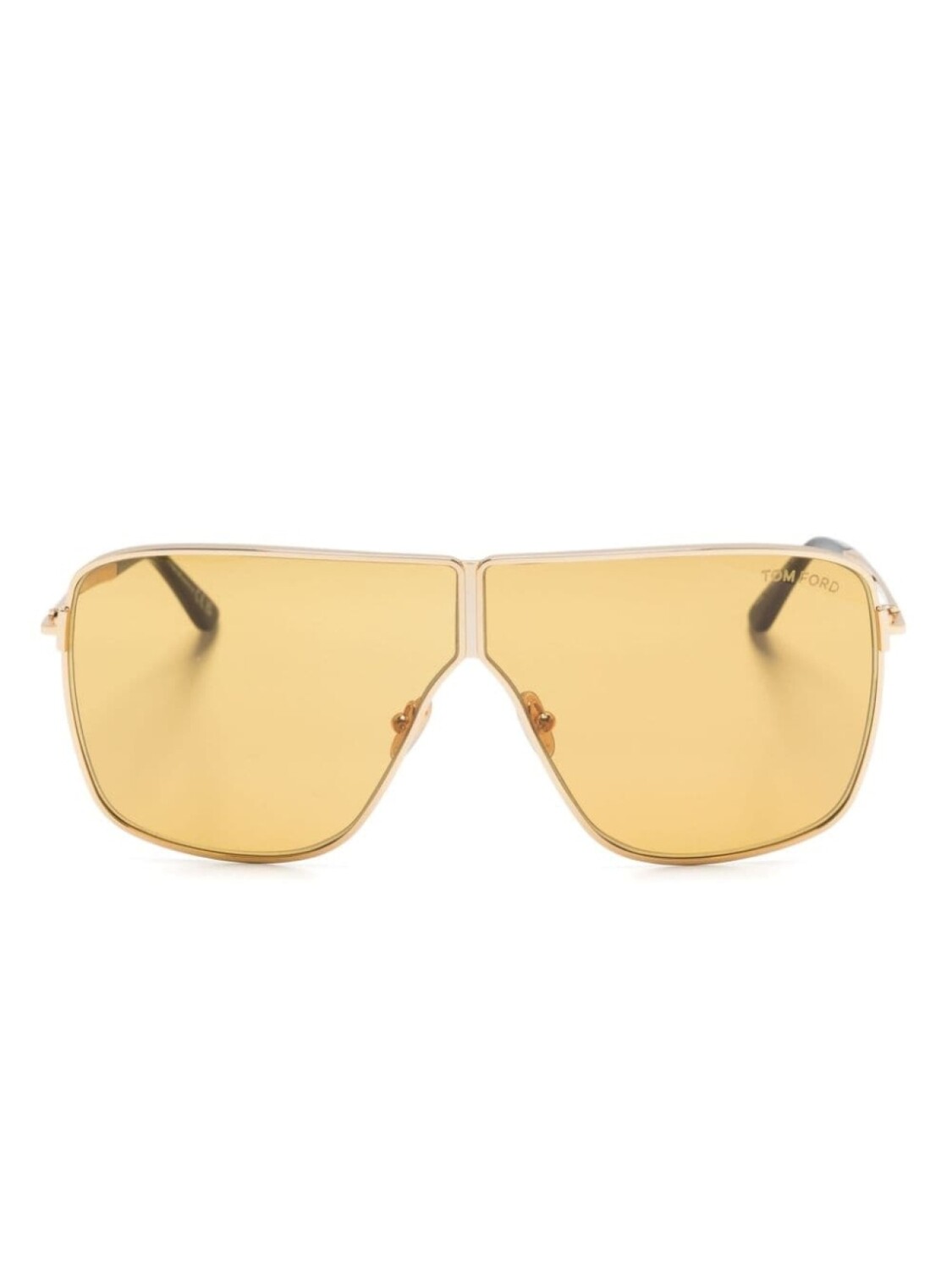 

TOM FORD Eyewear солнцезащитные очки Huxley, золотой