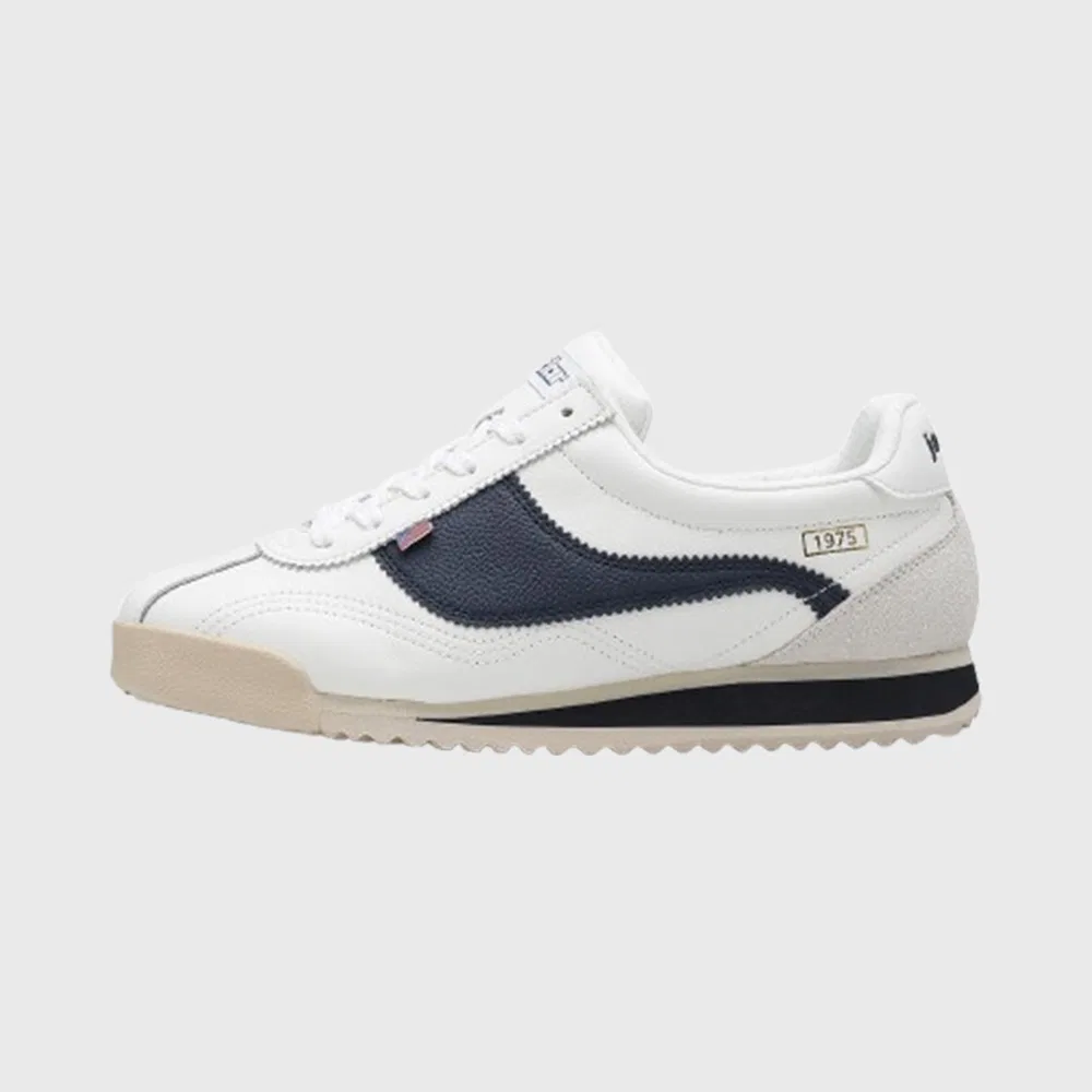 Мужские низкие кроссовки Jaclar Bostonian Jogger бело-синие — фото 2