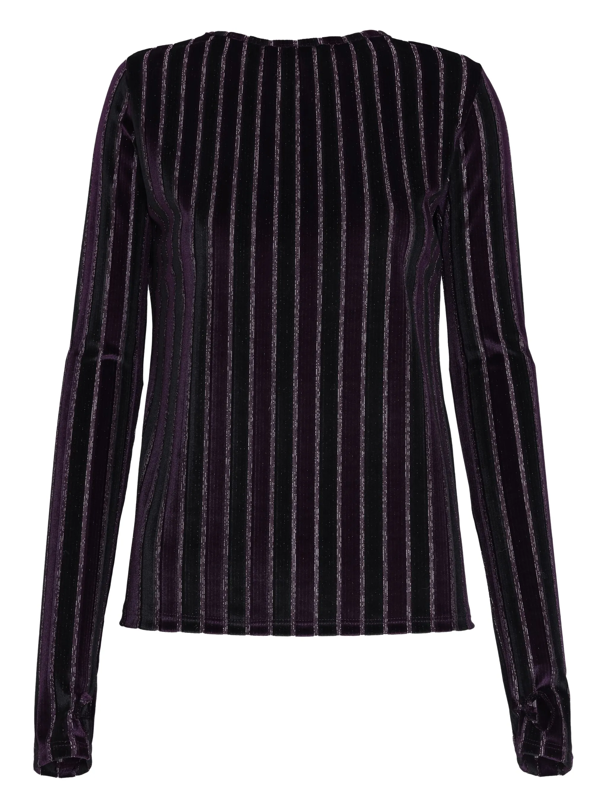 

Топ в полоску из коллаборации с Astrid Amir Slama, фиолетовый