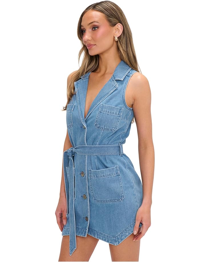 

Платье Show Me Your Mumu Fairfield Vest Dress, цвет Gusty Blue