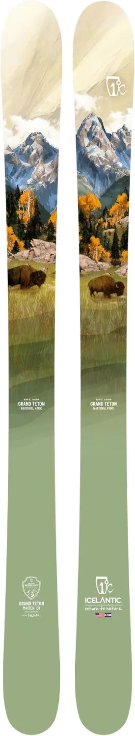 

Лыжи Grand Teton Maiden 101 женские Icelantic Skis, Grand Teton