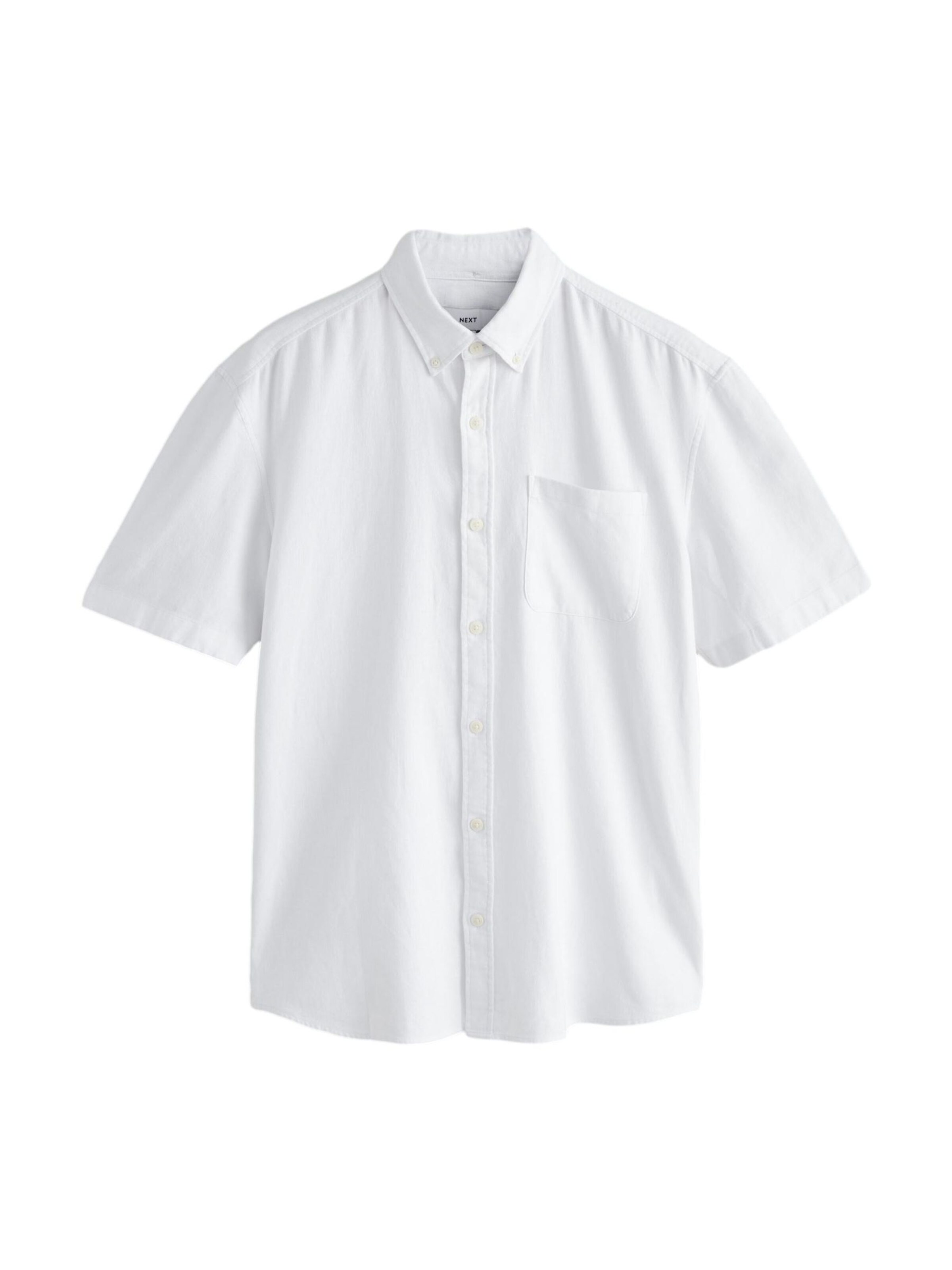 

Next Рубашка на пуговицах Regular fit в белом цвете
