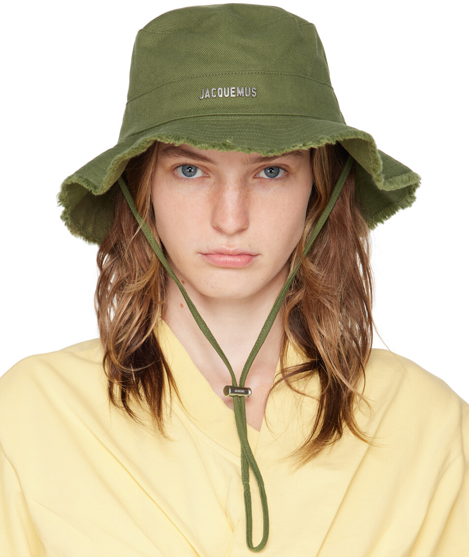 

Панама Les Classiques 'Le bob Artichaut' JACQUEMUS, хаки