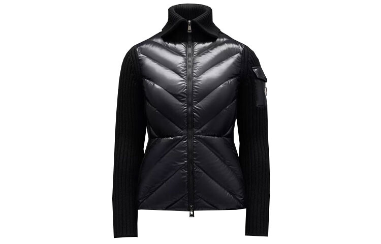 

Пуховик женский черный Moncler