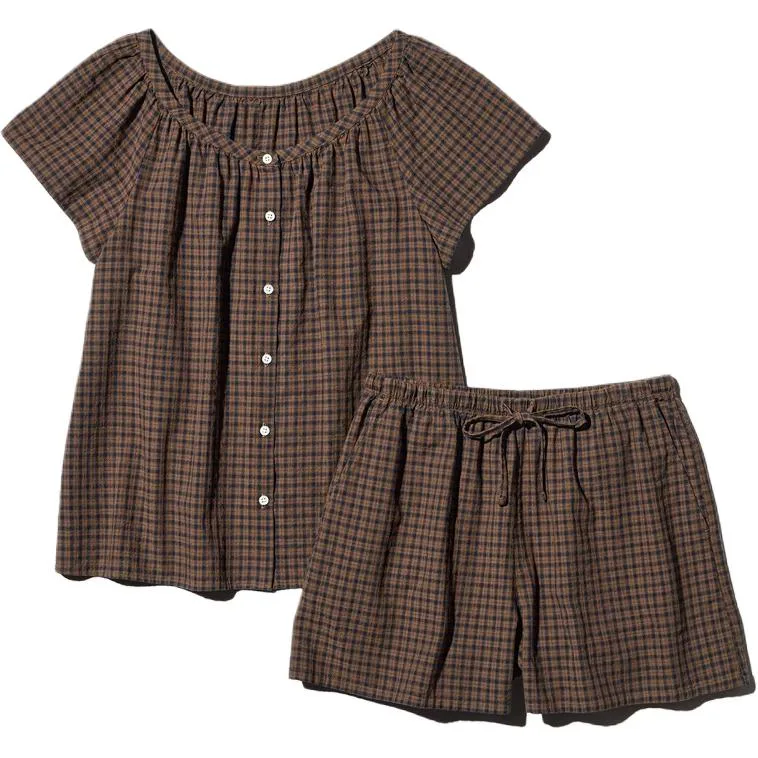 Женский комплект пижамы UNIQLO, 35 светло-umber