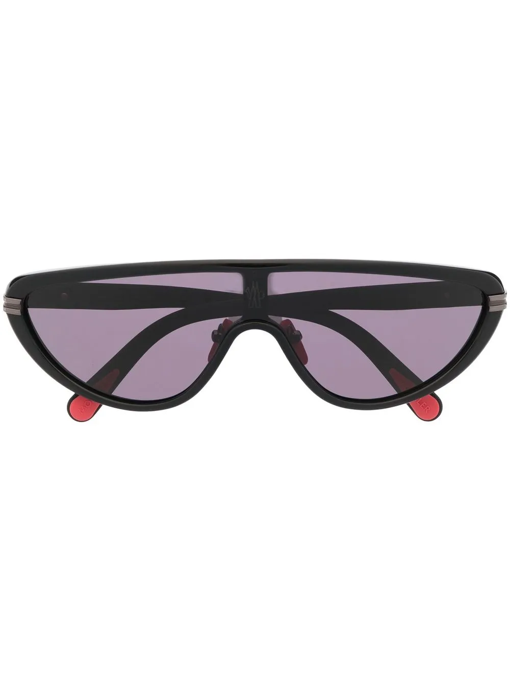 

Солнцезащитные очки-маска Vitesse Moncler Eyewear, черный