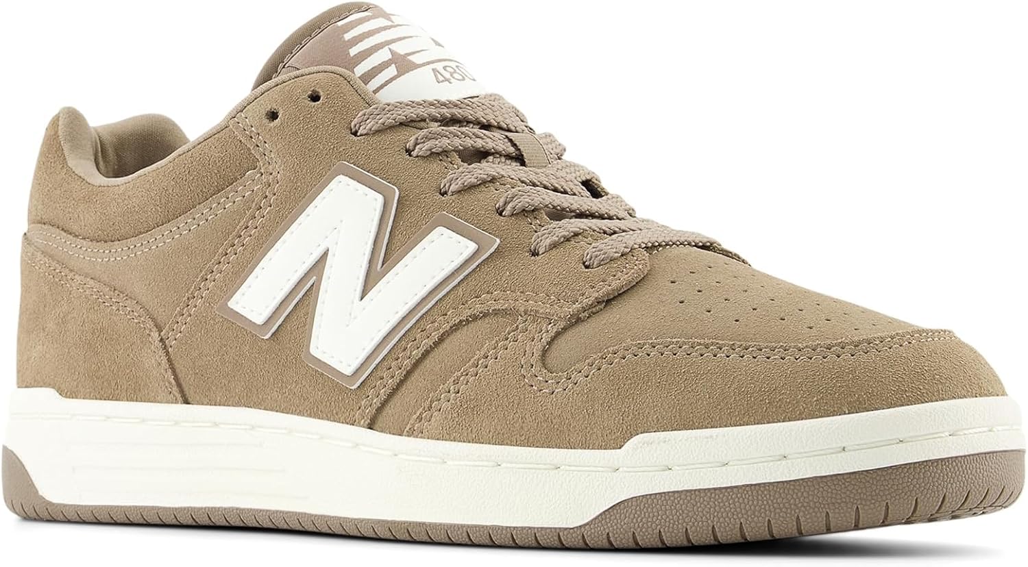 Кроссовки New Balance Mens 480, Mushroom/Sea Salt — фото 2