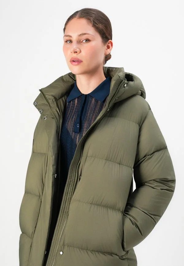 Современное пальто, пуховое пальто Tommy Hilfiger, Utility Olive — фото 4