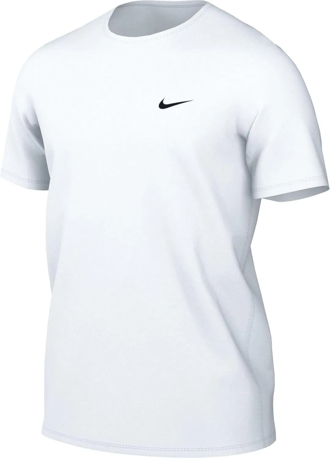 Футболка Nike M NK DF UV Hyverse SS мужская, белый/черный