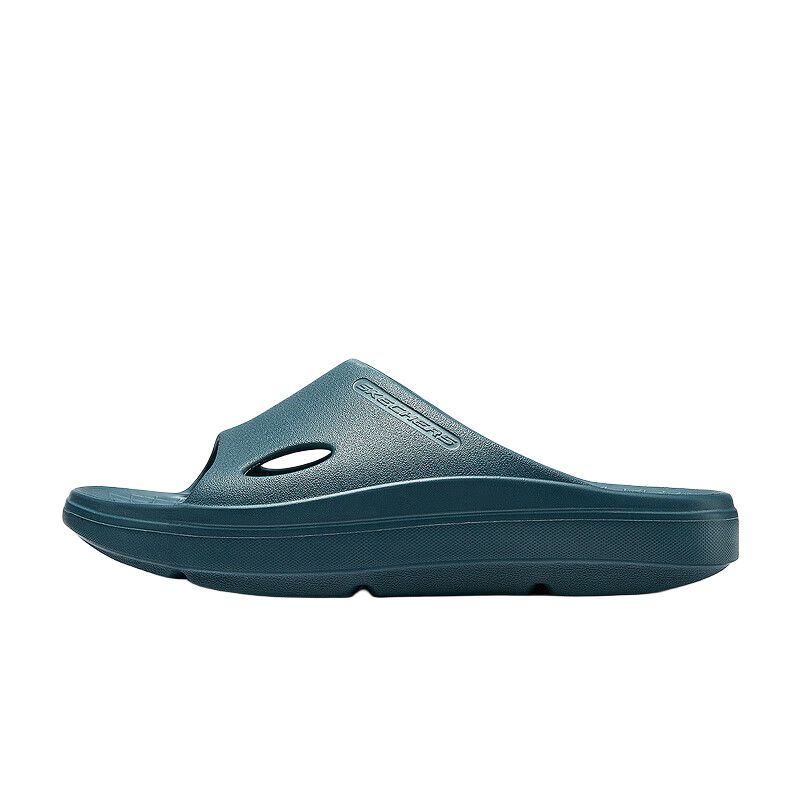 

Skechers Тапочки-слайды Foamies, износостойкие, мужские, темно-серо-синие