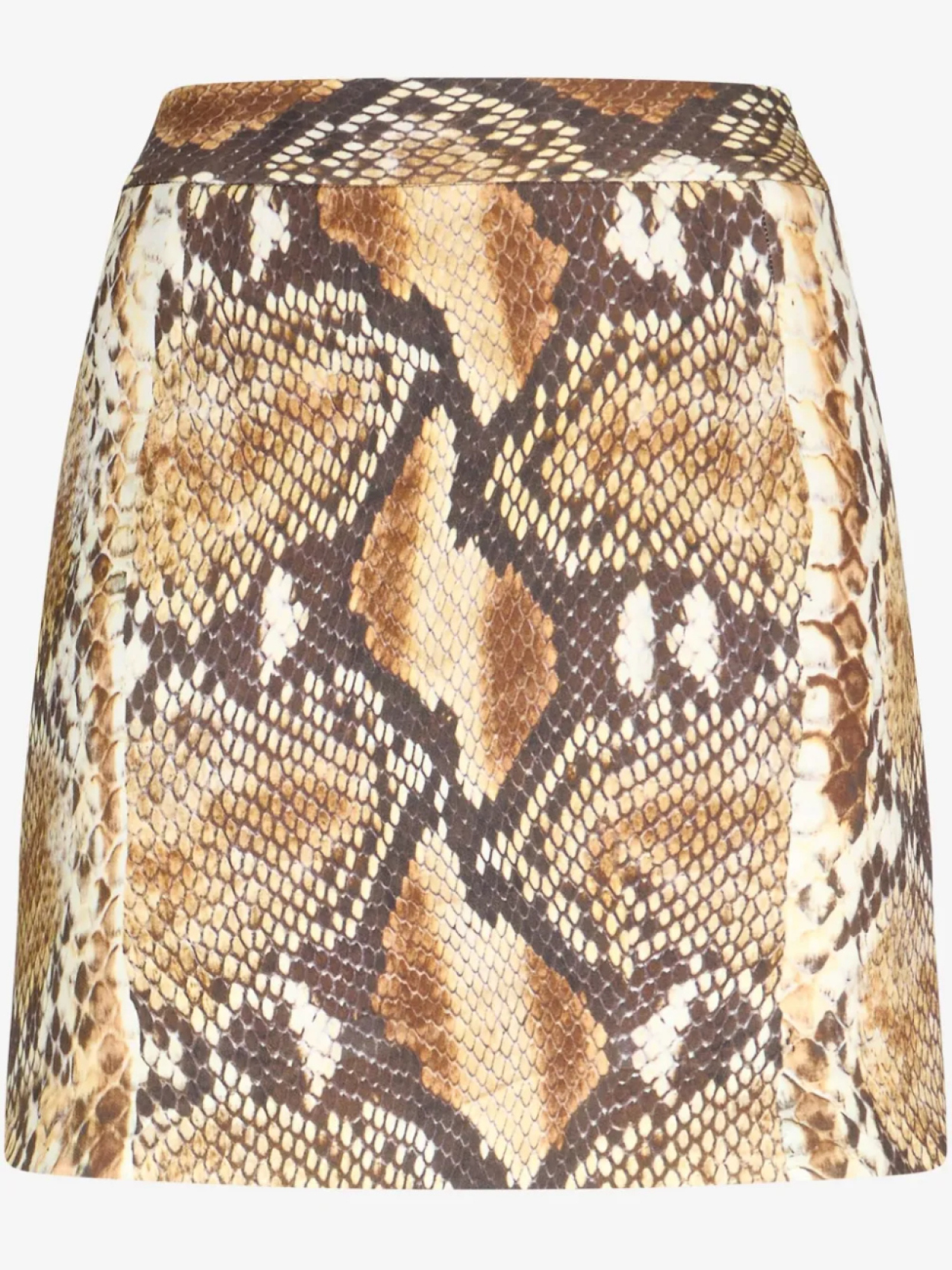 

Юбка с эффектом змеи Roberto Cavalli, коричневый