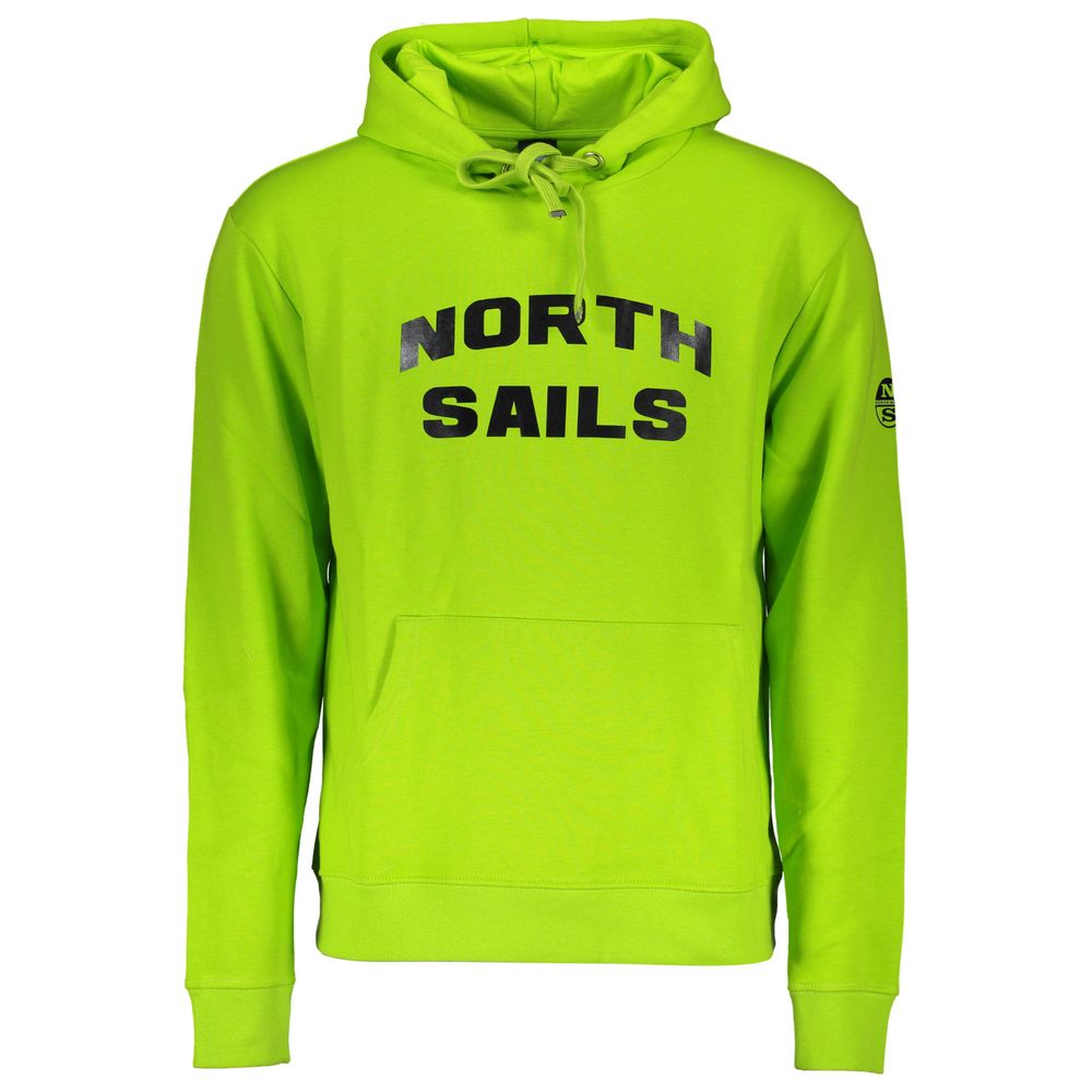 

Зеленый хлопковый свитер North Sails