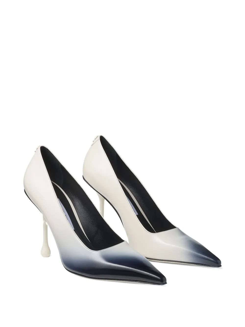 Туфли Ixia 85 с заостренным носком Jimmy Choo, белый — фото 2