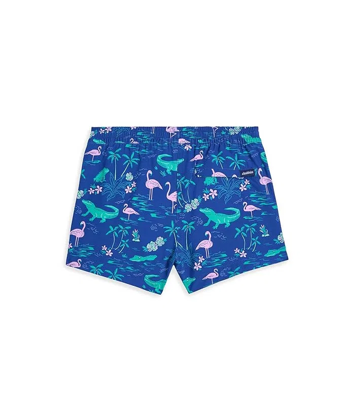 Плавки The Swamp And Circumstances Chubbies Kids, Bright Blue/Pattern Base — фото 2