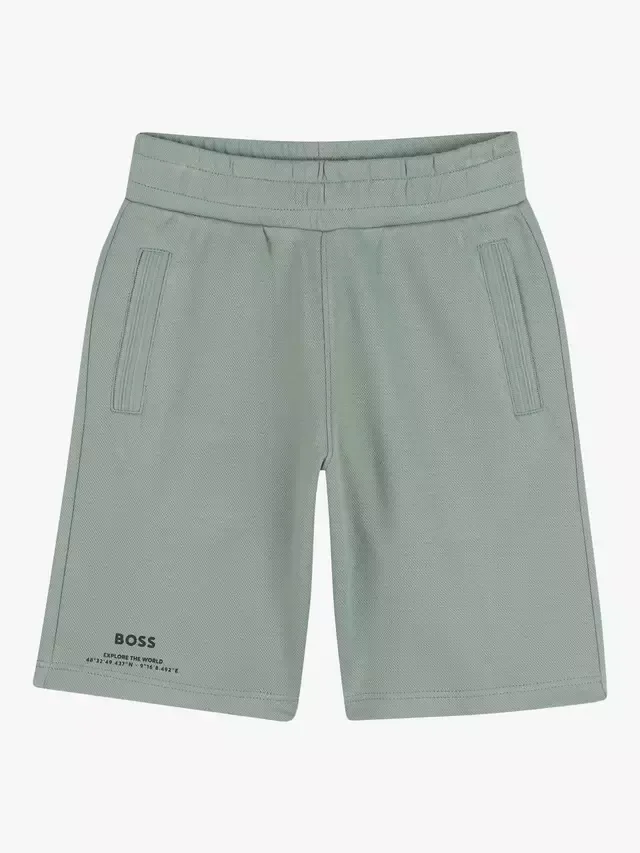 Детские шорты BOSS с логотипом, Грин-Бей HUGO BOSS