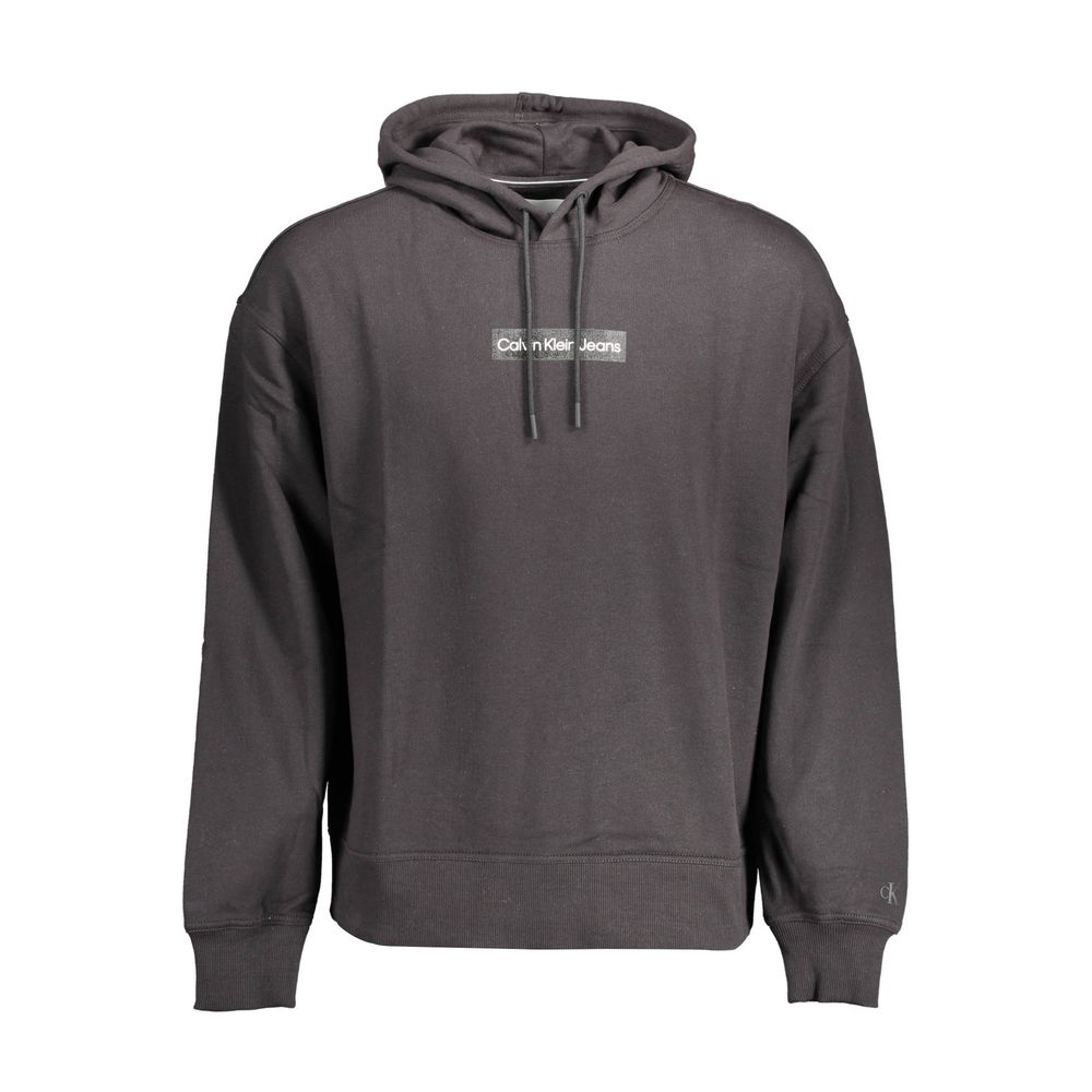 

Черный хлопковый мужской свитер Calvin Klein