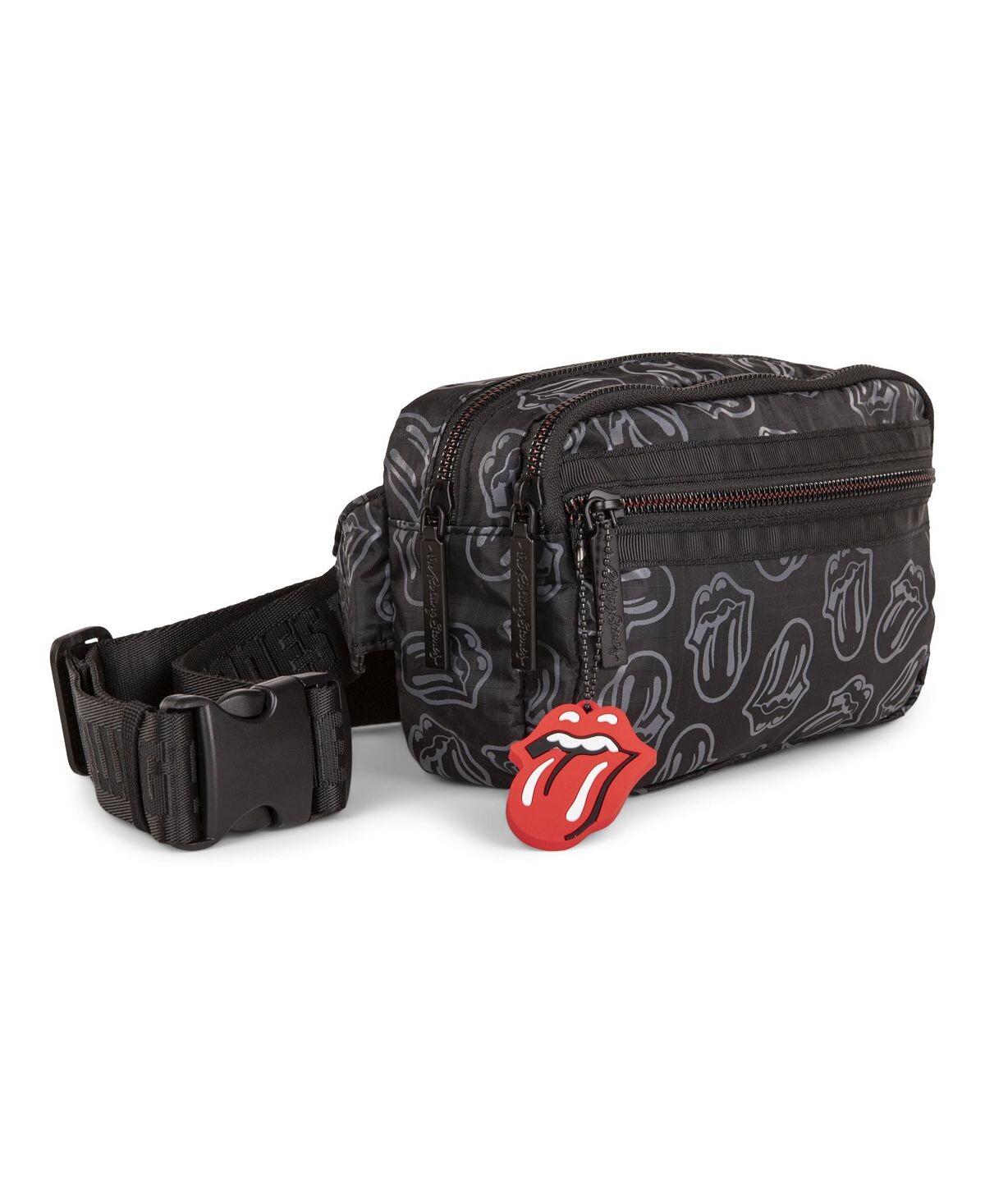 

Поясная сумка Evolution Collection с регулируемым ремешком и пряжкой Rolling Stones, черный