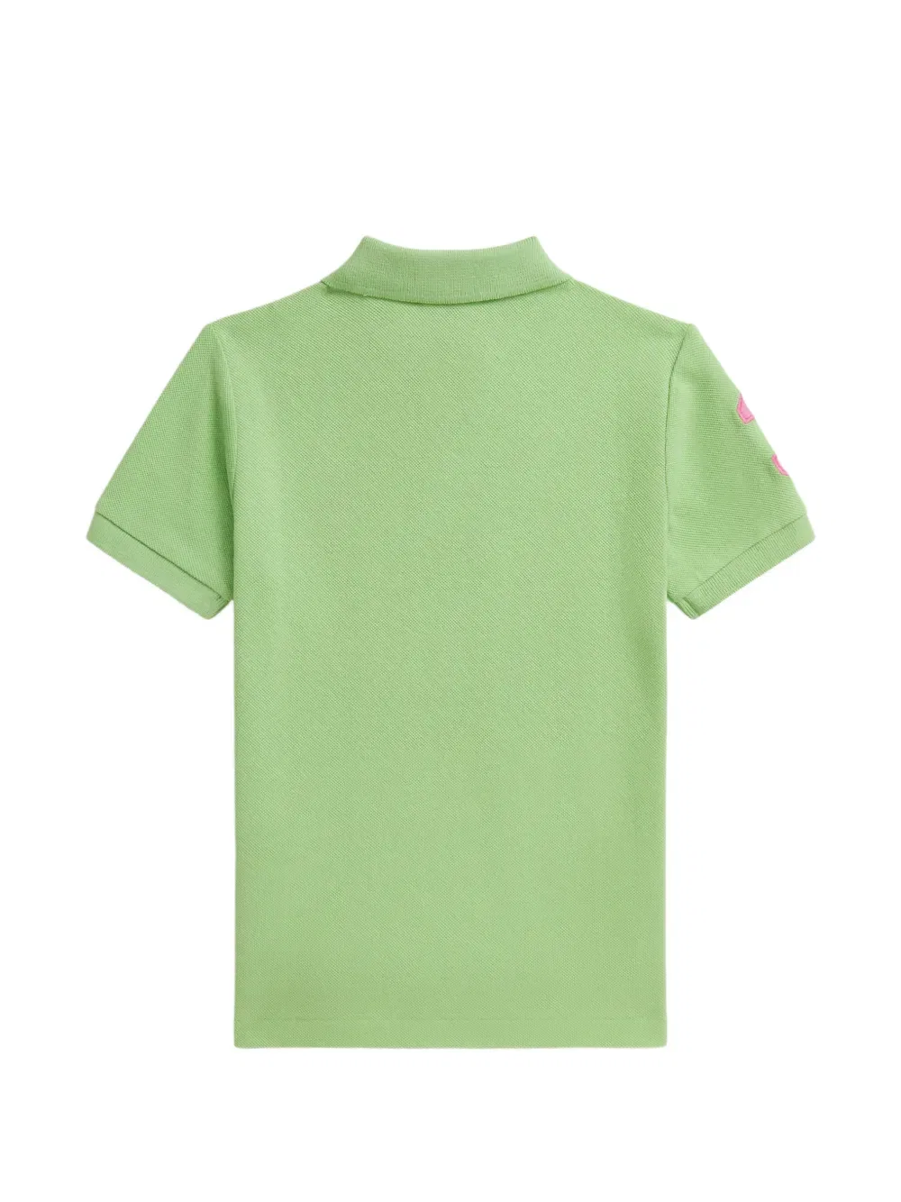 Поло с логотипом Polo Ralph Lauren Kids, зеленый — фото 2