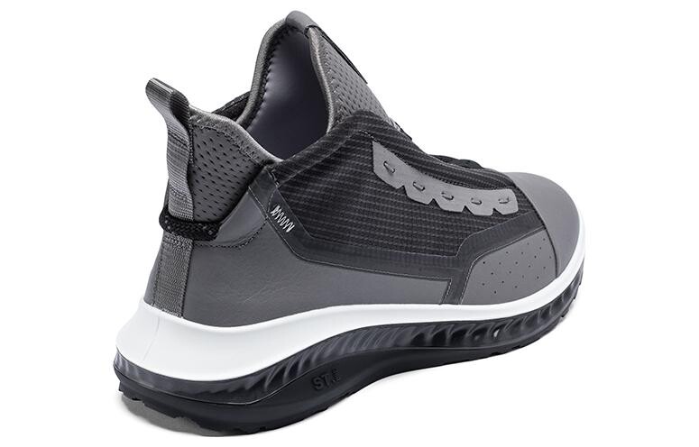Подходит для активного образа жизни Мужская обувь среднего размера Iron Gray Ecco — фото 3