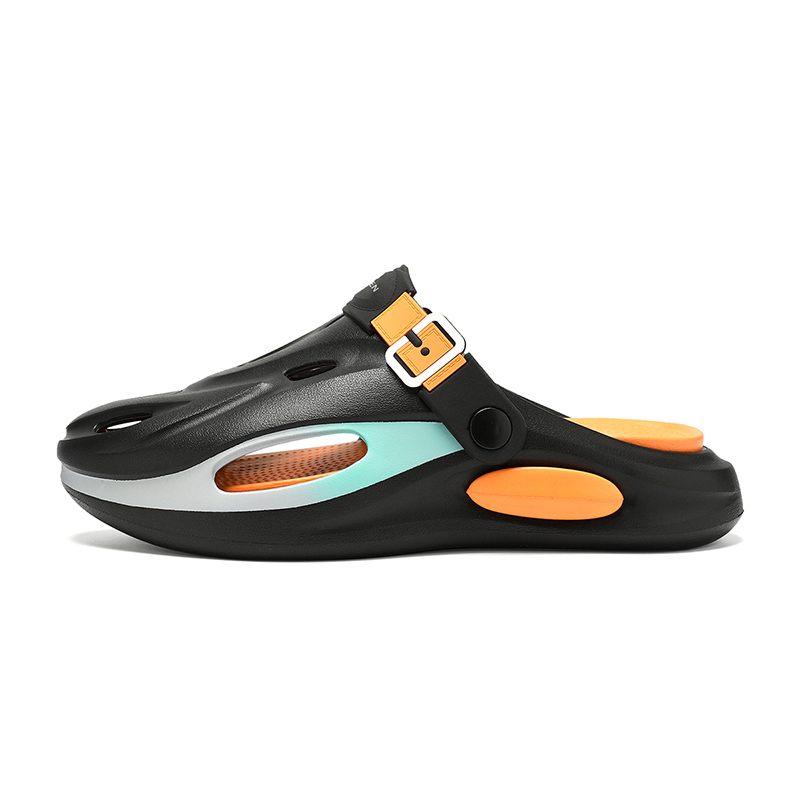 

RENBEN Клоги мужские черно-оранжевые, цвет Black Orange