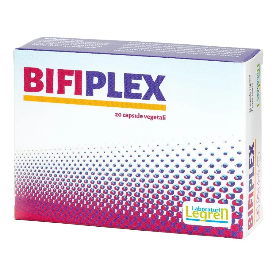 

Bifiplex 20 капсул, добавка для поддержания регулярности кишечника и толстой кишки Legren