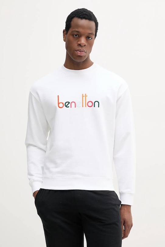 

Хлопковая толстовка United Colors Of Benetton, белый