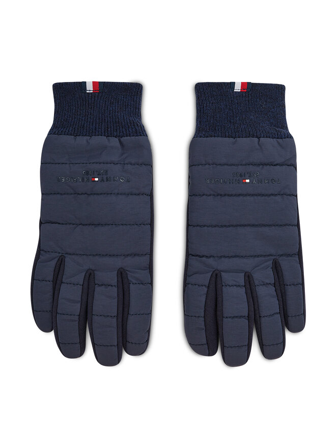 

Мужские перчатки Tommy Hilfiger Th Established Mix Nylon Gloves AM0AM07884, темно-синий