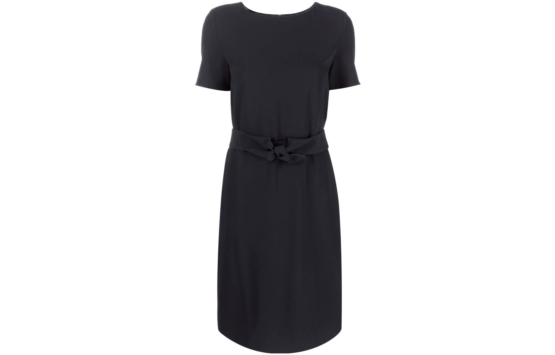 

EMPORIO ARMANI Женское платье с коротким рукавом Navy Blue