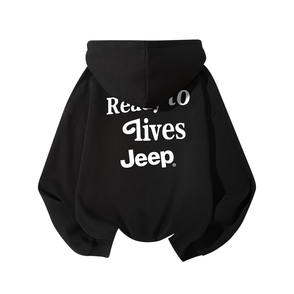 Свитшот для подростков Teenagers Jeep, серый (fleece-lined) — фото 4