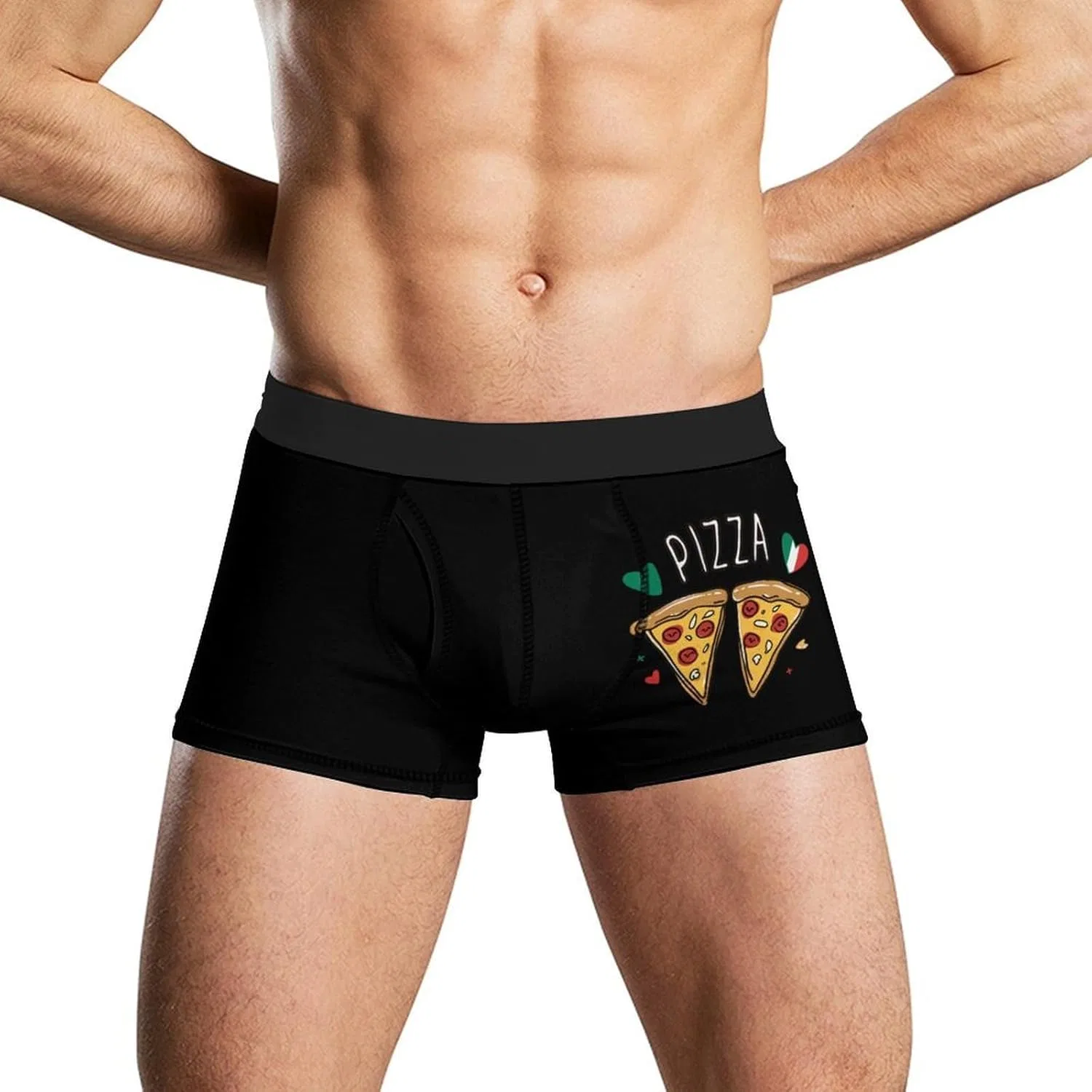 Боксеры с принтом, Italian Pizza, Style