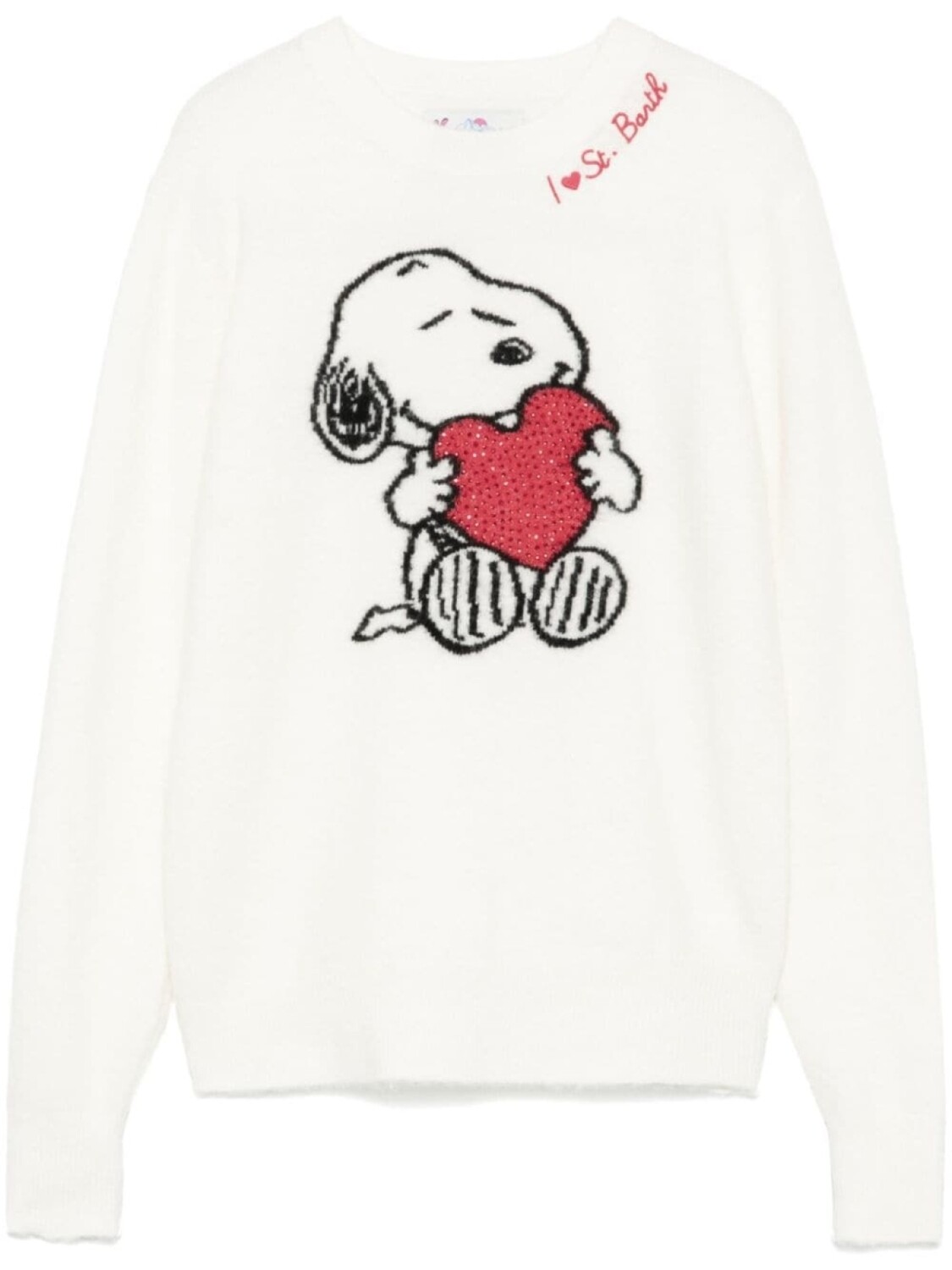 

MC2 Saint Barth свитер New Queen из коллаборации с Peanuts, белый