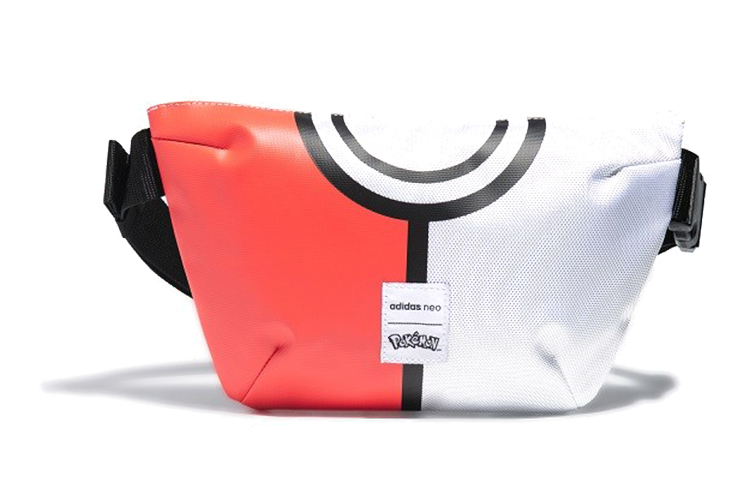 

Adidas Neo Рюкзак из полиэстера Pokémon Collaboration, сумка через плечо, стандартный, унисекс, красный/черный/белый