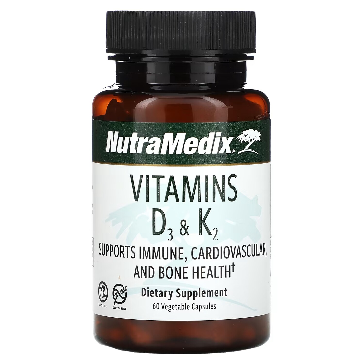 

Витамины D3 и K2 NutraMedix, 60 капсул