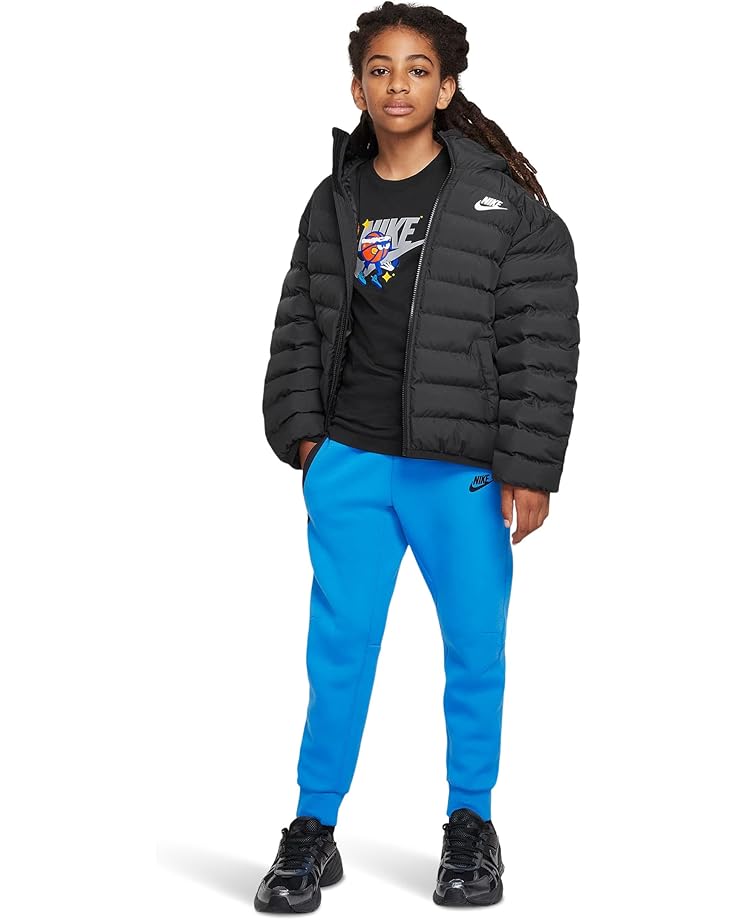 Футболка Nike Kids Basketball Tee, черный — фото 4