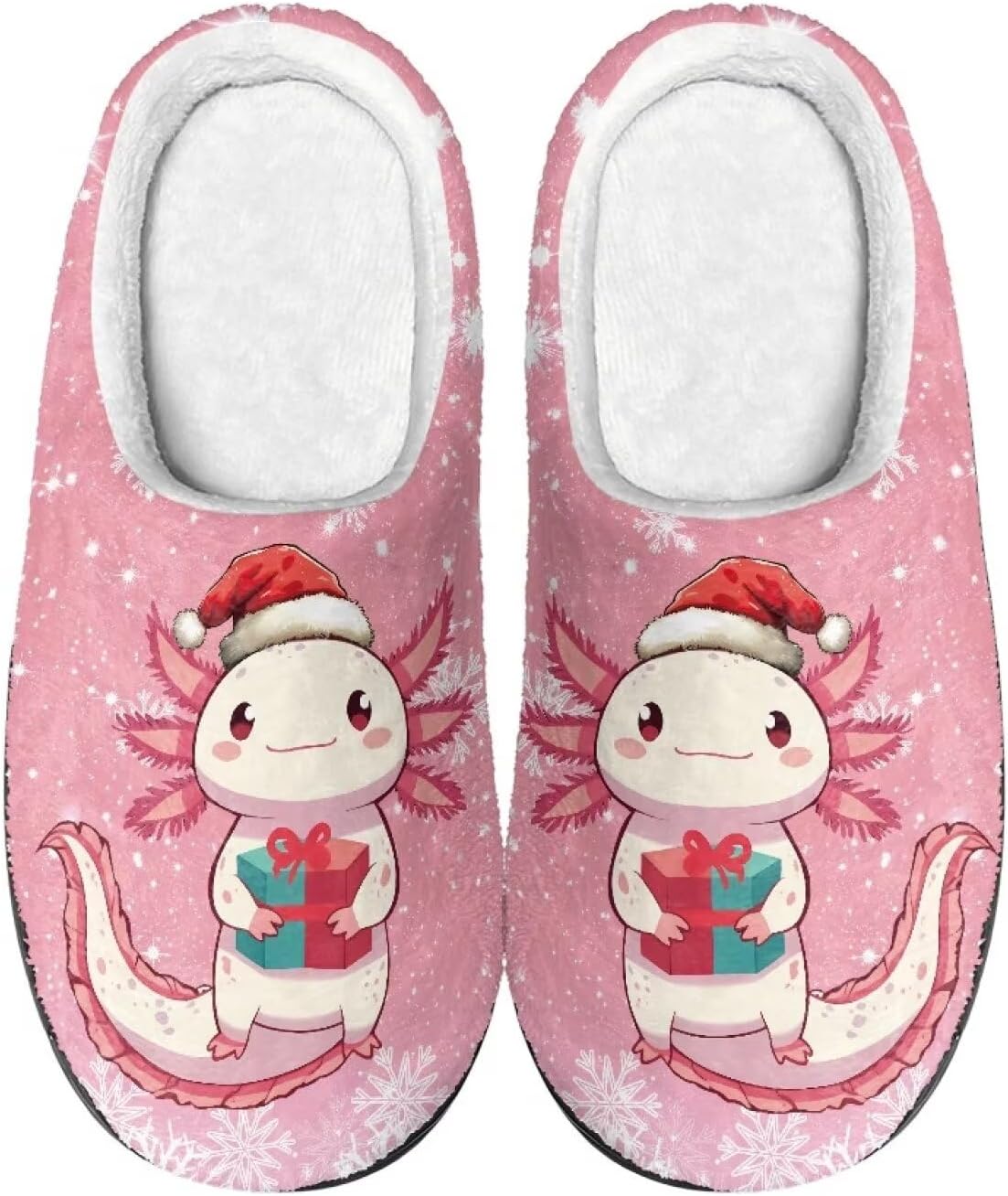 

Унисекс тапочки из хлопка, домашние тапочки для дома и улицы, зимние хлопковые тапочки для женщин и мужчин Pjheqoxe, Christmas Cartoon Monster