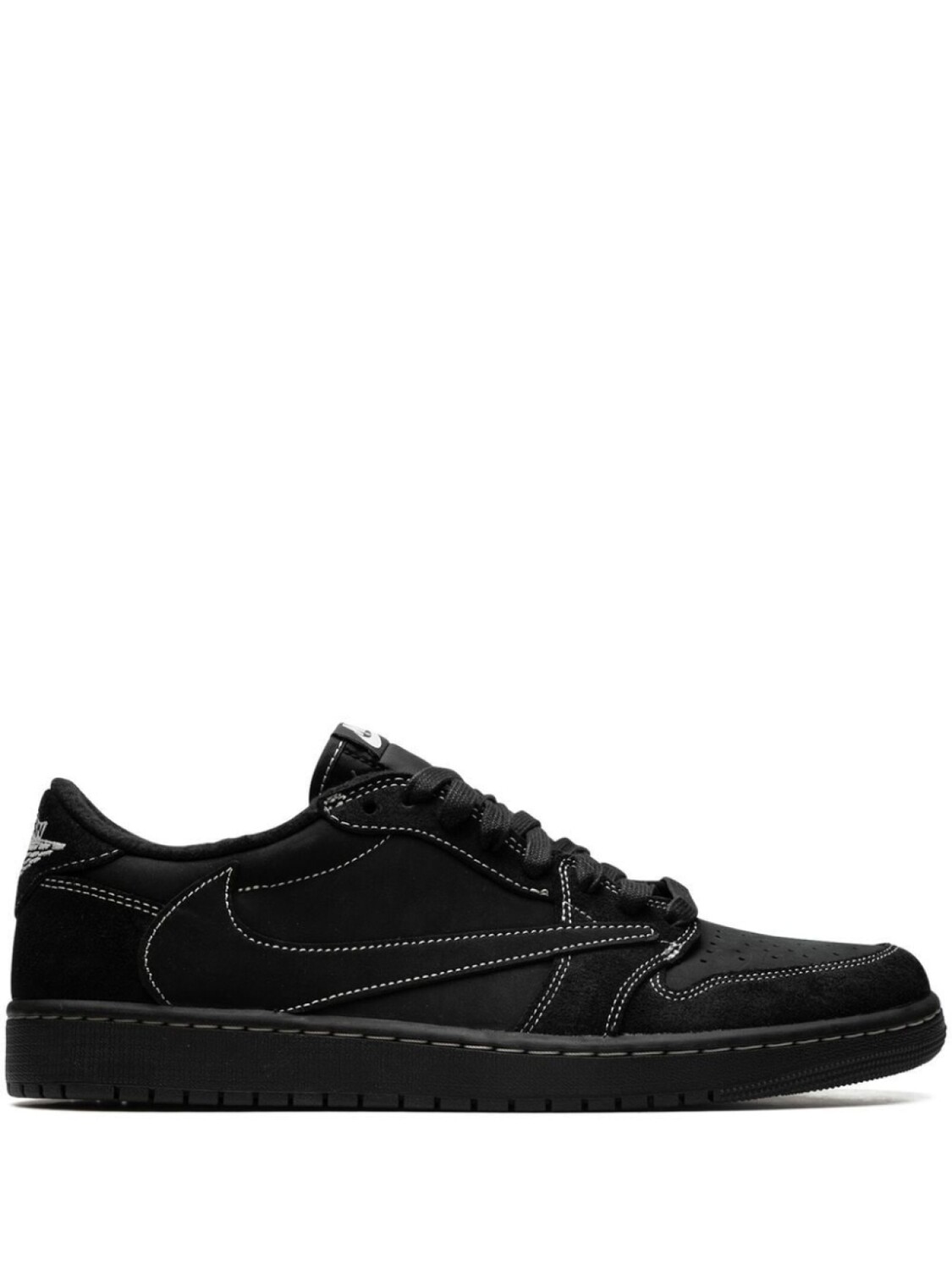 Кроссовки Air 1 Low OG TS Travis Scott - Black Phantom Jordan, черный