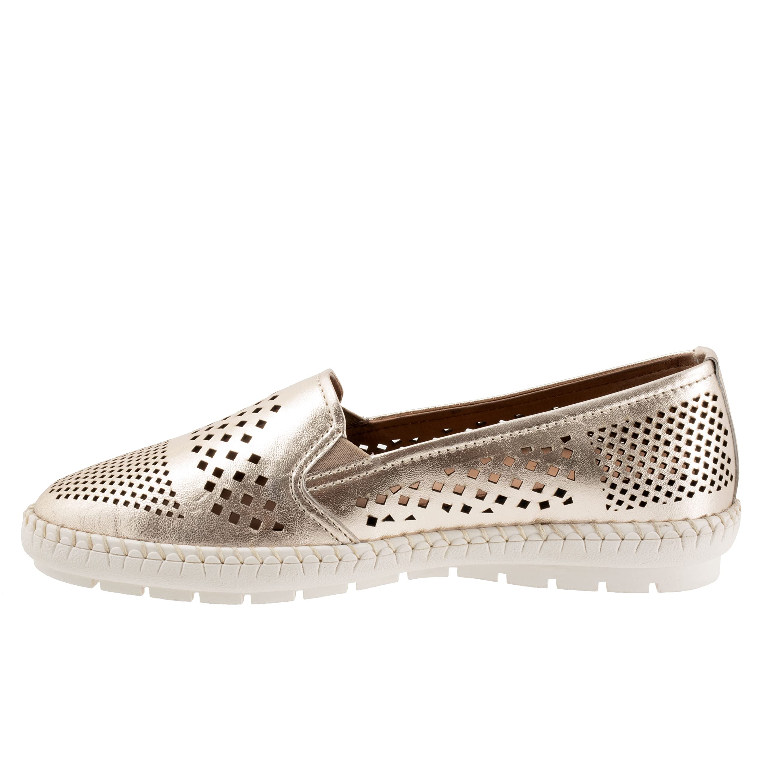Лоферы Trotters Royal, Gold Metallic — фото 4