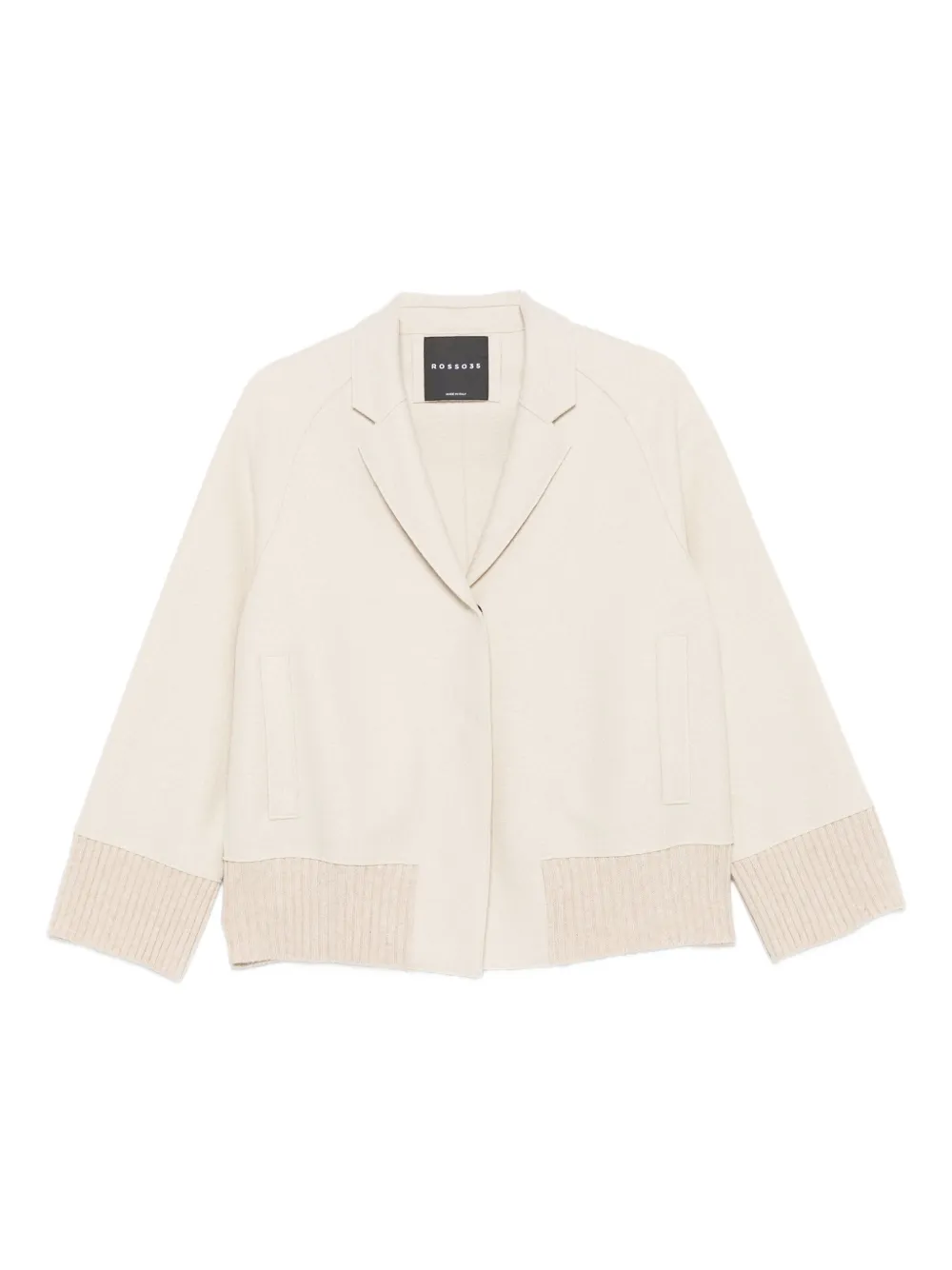 

Пиджак с манжетами в рубчик Rosso 35, нейтральный