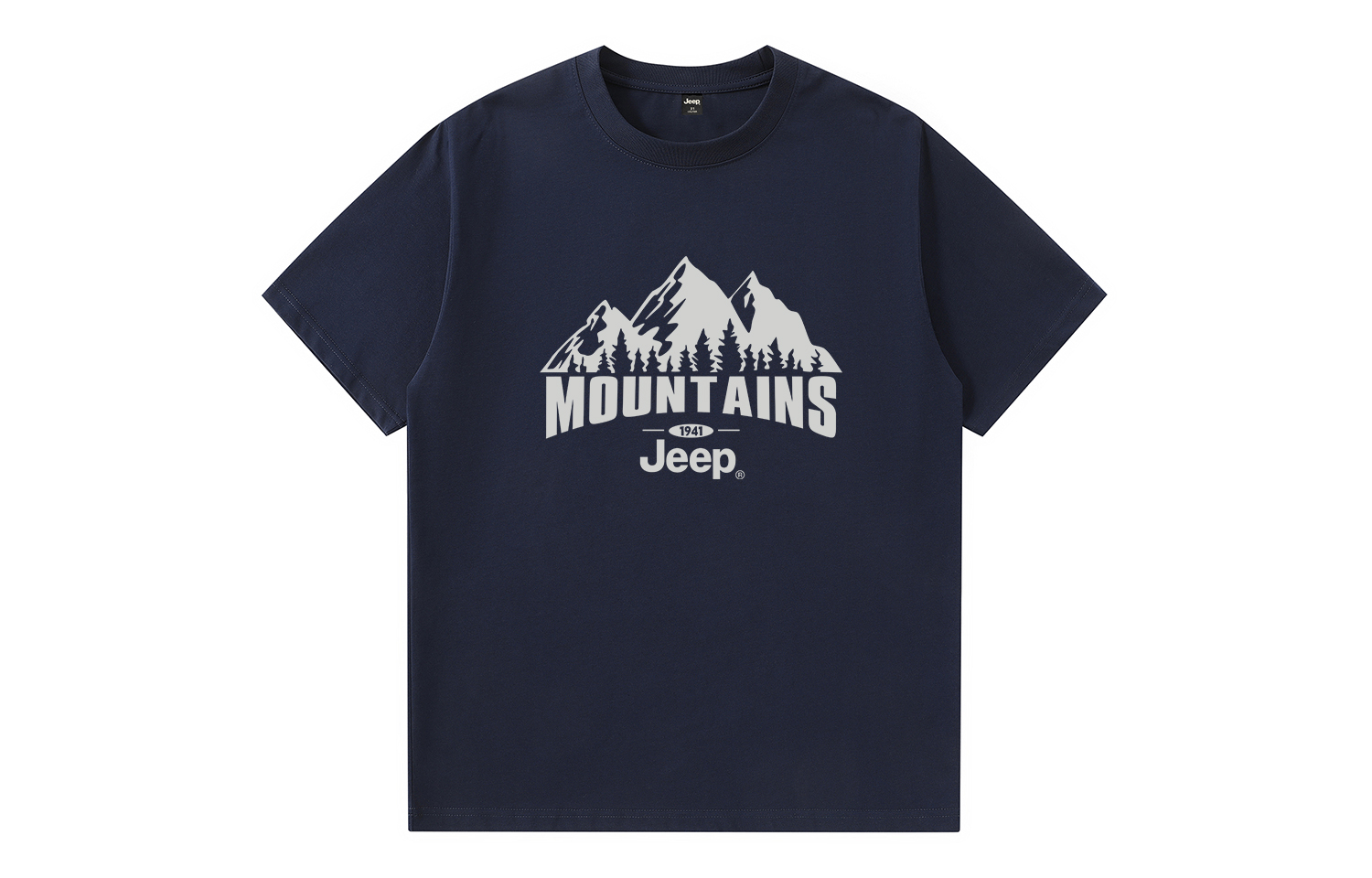 

Футболка Unisex Crew Neck Moderate Straight Fit Jeep, темно-синий