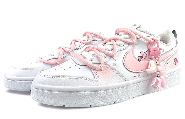 Кроссовки Nike Court Borough 2 Skateboard Shoes Women's Low-Top Pink — фото 3
