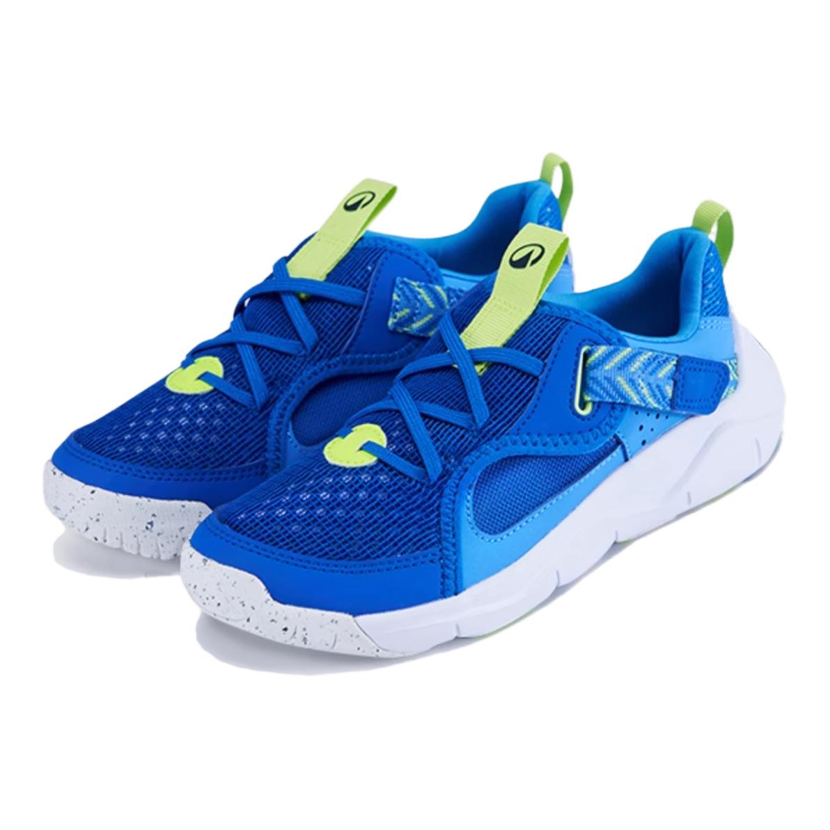 Низкие детские кроссовки для повседневной жизни DECATHLON, синий/зеленый — фото 3
