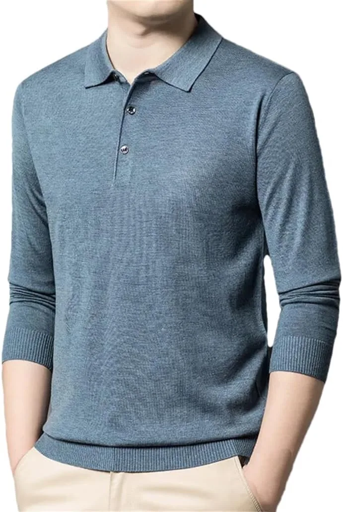 

Мужской вязаный свитер из шерсти Dninmim