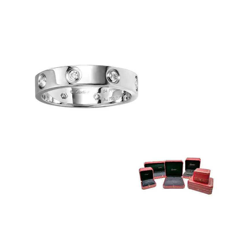 

Cartier Кольцо Love из белого золота 18 карат с бриллиантами