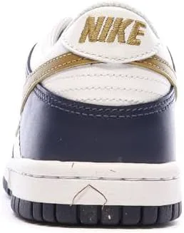 Кроссовки Nike Dunk Low для детей, белый/синий — фото 3