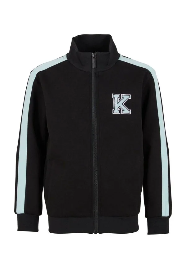 Ретро-Толстовка на молнии с нашивкой Karl Kani, Black Lightblue