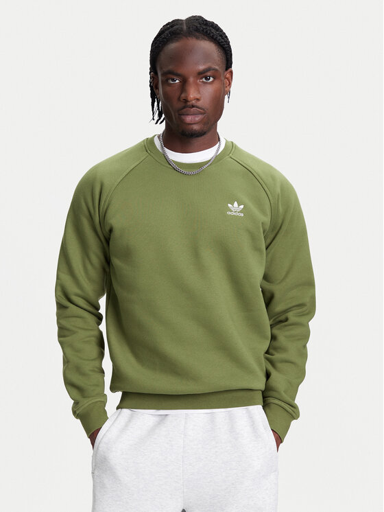 

Толстовка обычного кроя Trefoil Essentials JW3523 Adidas, зеленый