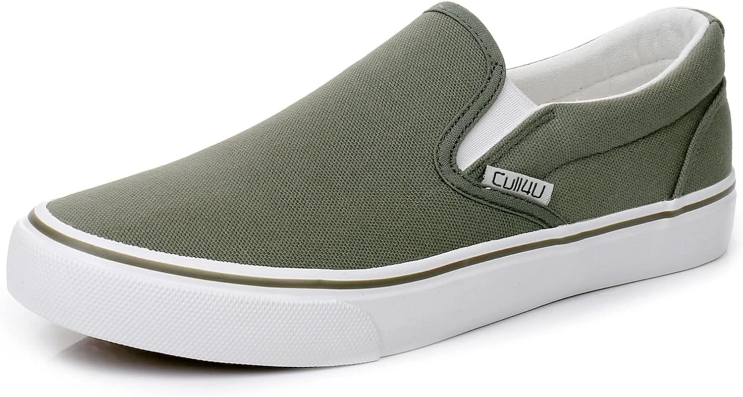 

Классические кроссовки-слипоны унисекс Cull4U, Olive