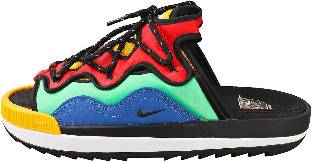 

Мужские сандалии Nike Offline 2.0 Mule, черный/зеленый/светло-зеленый