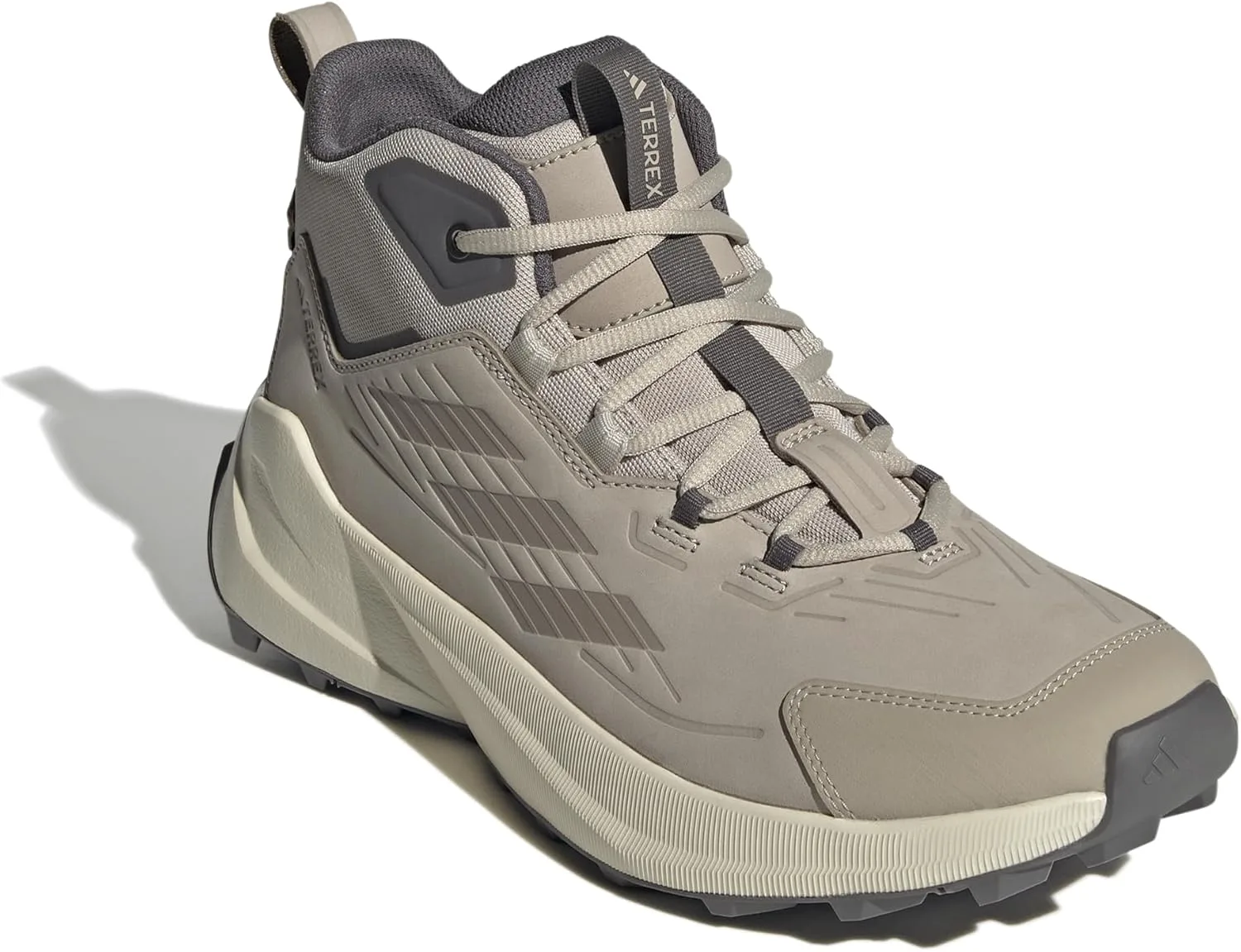 Мужские походные ботинки Adidas Terrex Trailmaker 2 из кожи, бежевый — фото 3