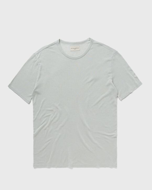 

Футболка Officine Générale Ss Tee Gmt Dye Tencel Linen Tee Shirt, цвет silver grey